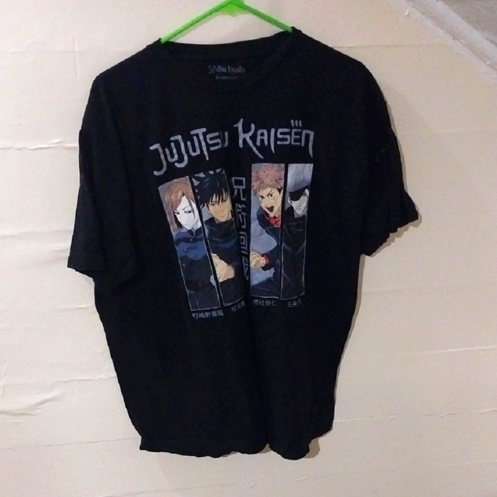 Jujutsu Kaisen Black Graphic T-Shirt EUC